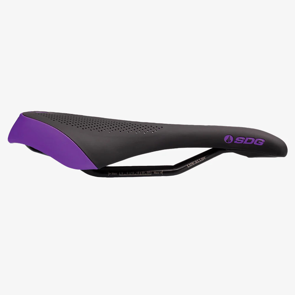 Selle SDG ALLURE V2 Femme Rails Lux-Alloy Schwarz/Violett