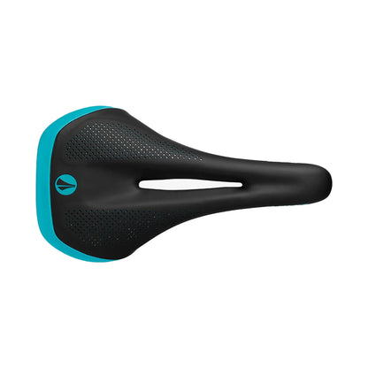 Sattel SDG ALLURE V2 Damen-Schienen Lux-Alloy Schwarz/Türkis