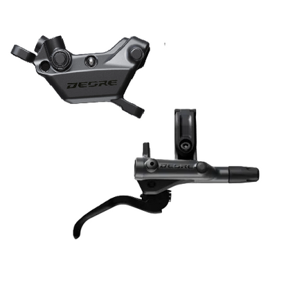 SHIMANO Deore M6220 Hinterradbremse mit 4 Kolben Kunstharzbeläge (Bremsleitung 1700 mm)