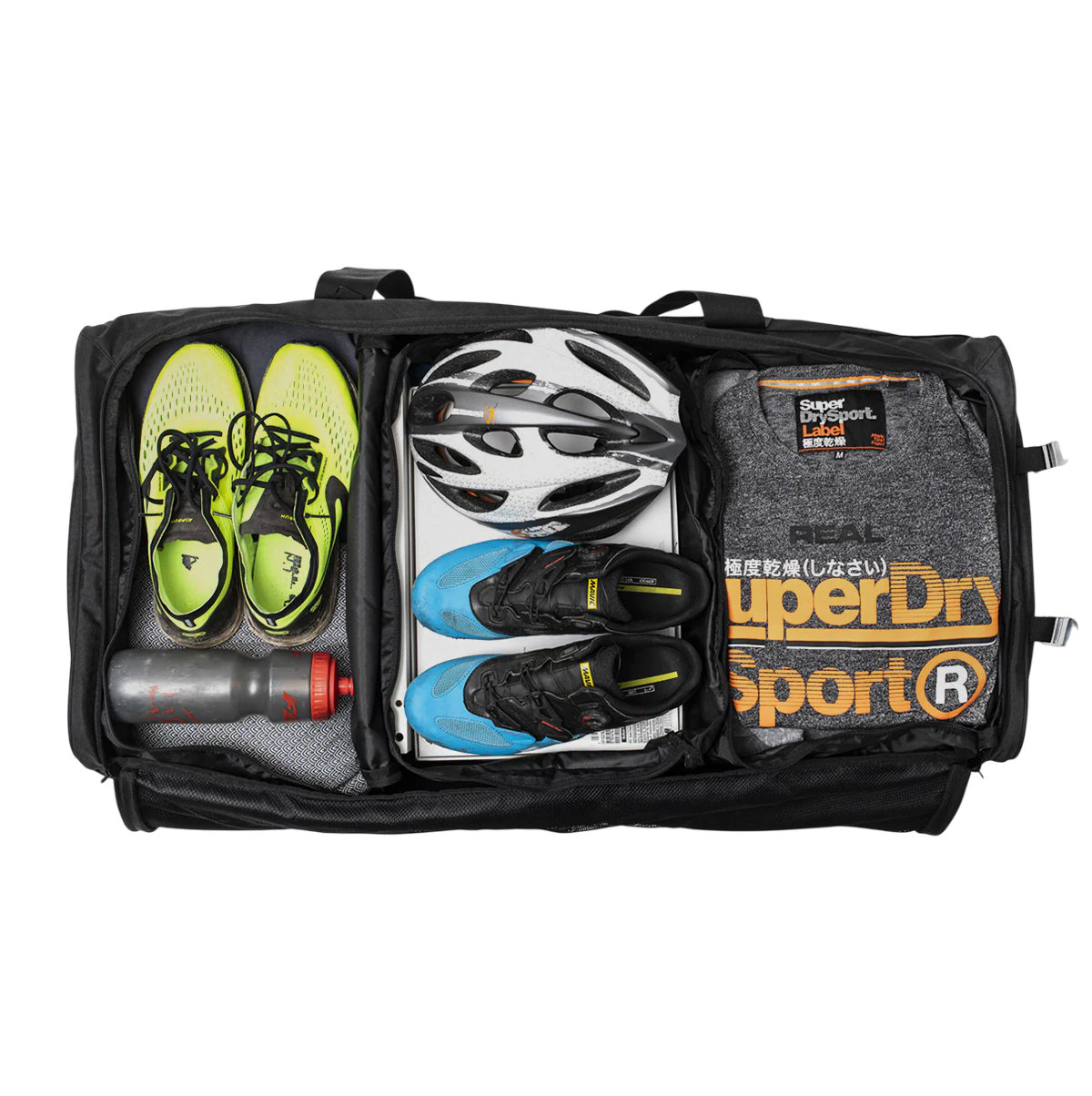 Reisetasche BUDS BIG BAG DUFFEL mit Rollen 170L Schwarz