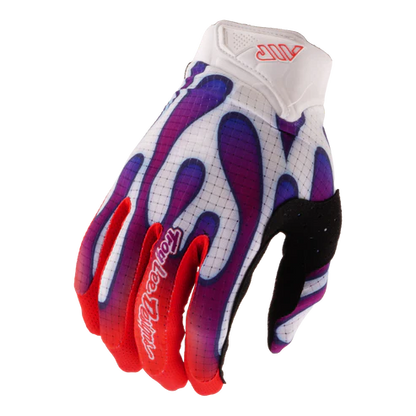 Handschuhe TROY LEE DESIGNS AIR OVERSPRAY Weiß/Violett