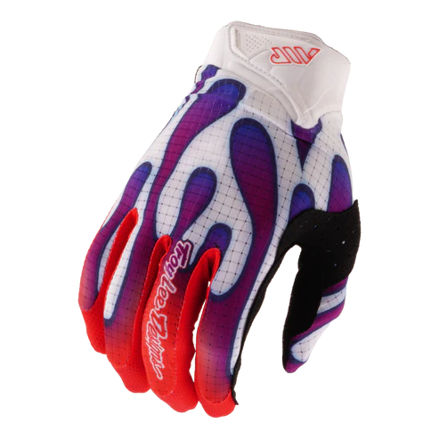 TROY LEE DESIGNS AIR OVERSPRAY Junior Handschuhe Weiß/Violett
