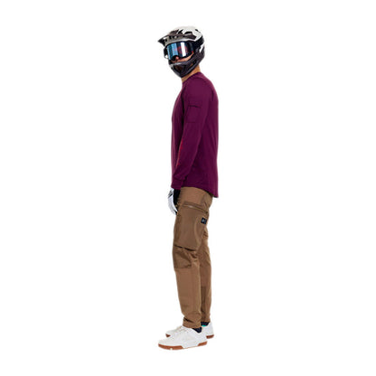 Trikot TROY LEE DESIGNS RUCKUS RIDE LOCKDOWN Langarm Sangria