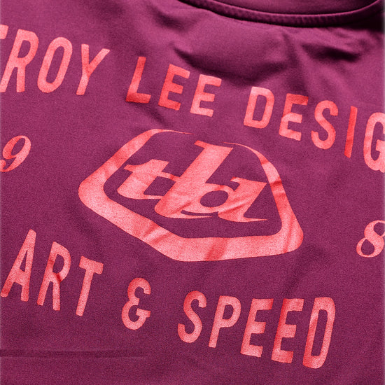TROY LEE DESIGNS RUCKUS RIDE LOCKDOWN Trikot Langarm Sangria