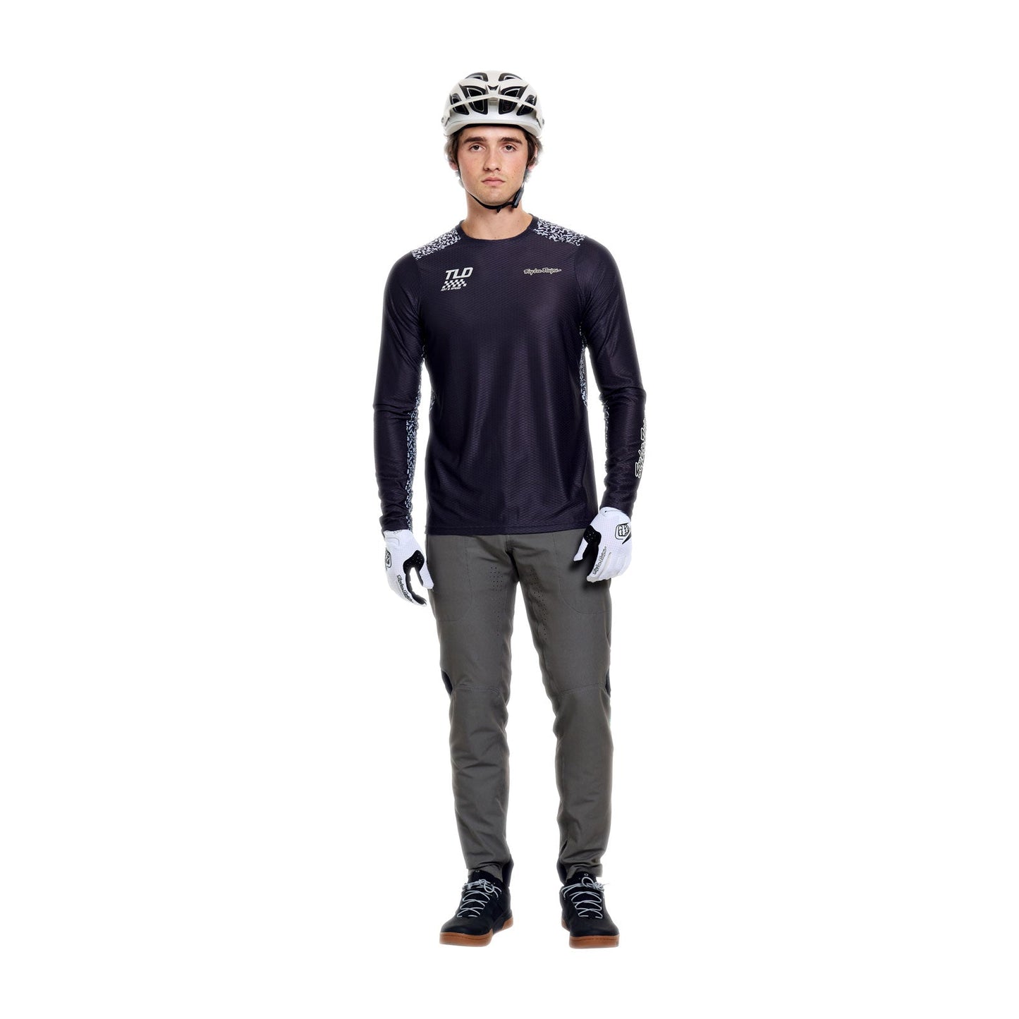 TROY LEE DESIGNS SKYLINE PRO AIR RIDGELINE Trikot Langarm Carbon