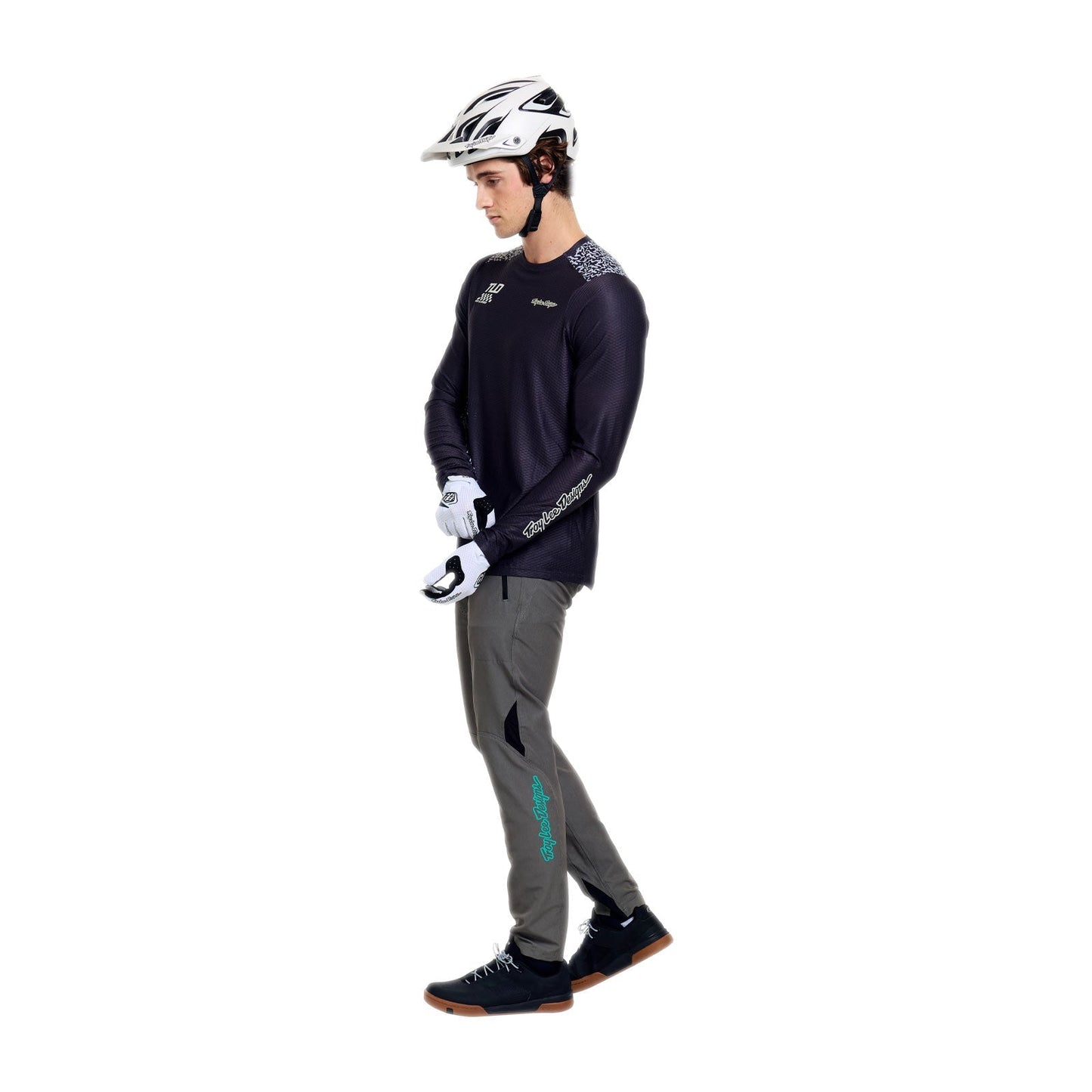 TROY LEE DESIGNS SKYLINE PRO AIR RIDGELINE Trikot Langarm Carbon