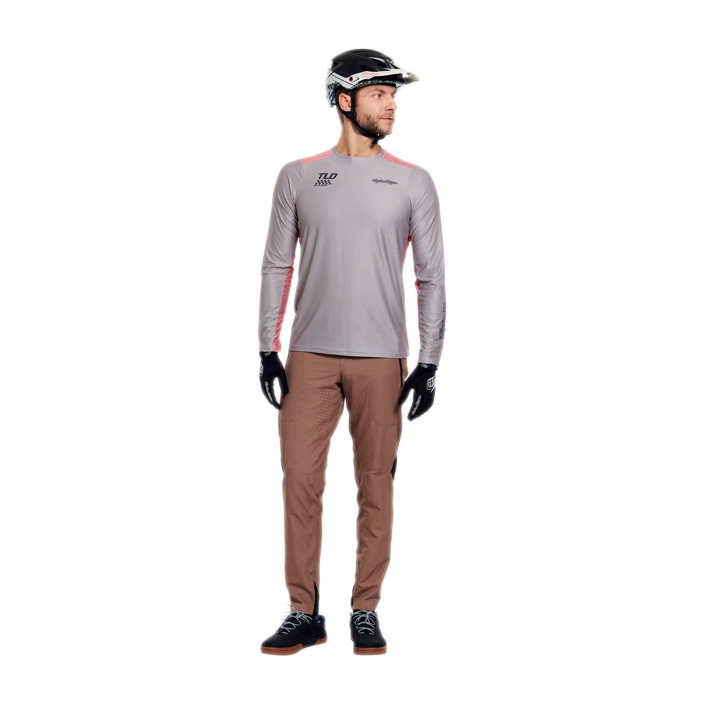 TROY LEE DESIGNS SKYLINE PRO AIR RIDGELINE Trikot Langarm Stone