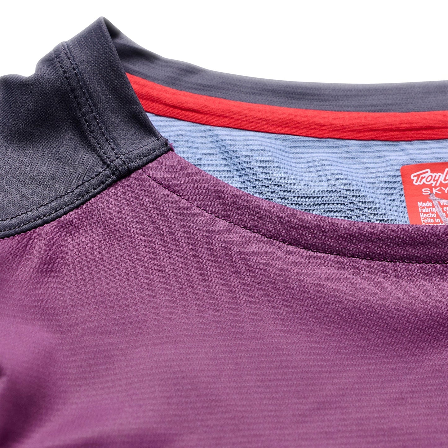 TROY LEE DESIGNS SKYLINE PRO FANGS ARMY Trikot Kurzarm Sangria