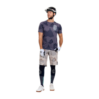 Trikot TROY LEE DESIGNS SKYLINE PRO FLOW CAMO Kurzarm Carbon