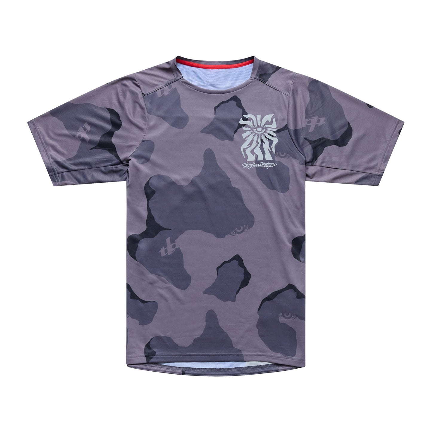 TROY LEE DESIGNS SKYLINE PRO FLOW CAMO Trikot Kurzarm Carbon