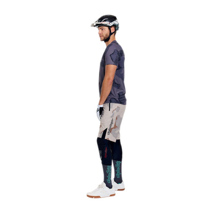Trikot TROY LEE DESIGNS SKYLINE PRO FLOW CAMO Kurzarm Carbon