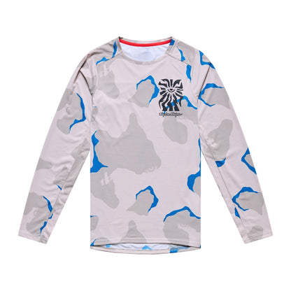 Trikot TROY LEE DESIGNS SKYLINE PRO FLOW CAMO Lange Ärmel Pumice