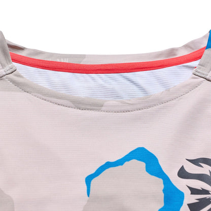 Trikot TROY LEE DESIGNS SKYLINE PRO FLOW CAMO Lange Ärmel Pumice