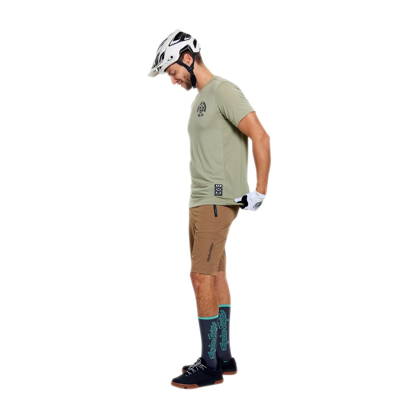 TROY LEE DESIGNS SKYLINE TRAIL Shorts mit Liner Mono Beige