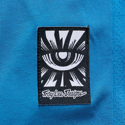 Trikot TROY LEE DESIGNS SKYLINE RIDE ONE EYE AERO Langarm Blau