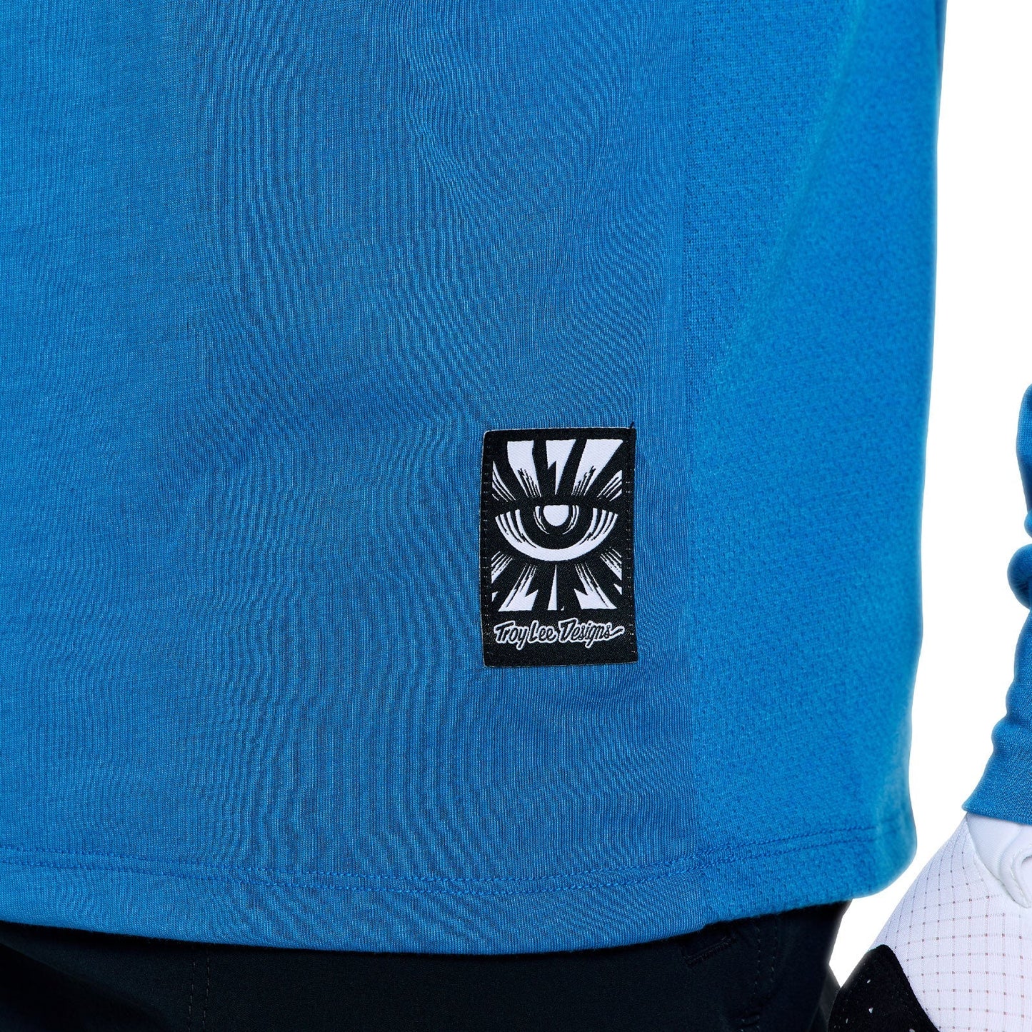 TROY LEE DESIGNS SKYLINE RIDE ONE EYE AERO Langarm Trikot Blau