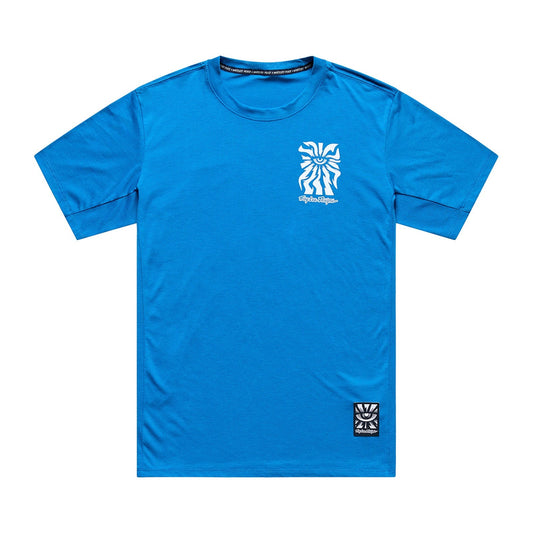 TROY LEE DESIGNS SKYLINE RIDE ONE EYE AERO Trikot Kurzarm Blau