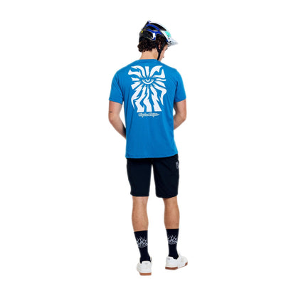 Trikot TROY LEE DESIGNS SKYLINE RIDE ONE EYE AERO Kurzarm Blau