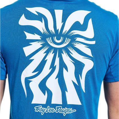 Trikot TROY LEE DESIGNS SKYLINE RIDE ONE EYE AERO Kurzarm Blau