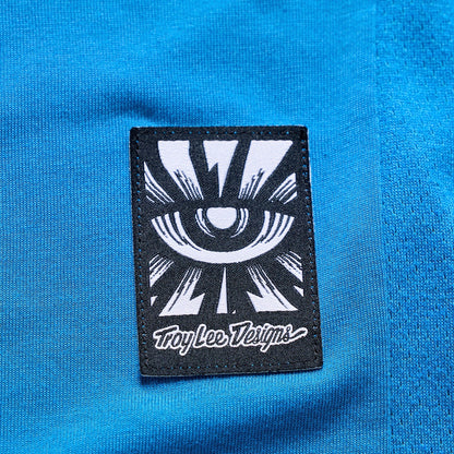 Trikot TROY LEE DESIGNS SKYLINE RIDE ONE EYE AERO Kurzarm Blau