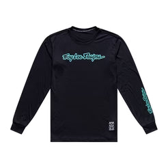 TROY LEE DESIGNSSKYLINE RIDE SIGNATURE Langarmtrikot Schwarz/Grün