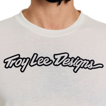 Trikot TROY LEE DESIGNS SKYLINE RIDE SIGNATURE Kurzarm Pumice