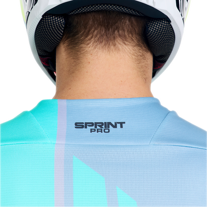 Trikot TROY LEE DESIGNS SPRINT PRO LOWRIDER Lange Ärmel Blau