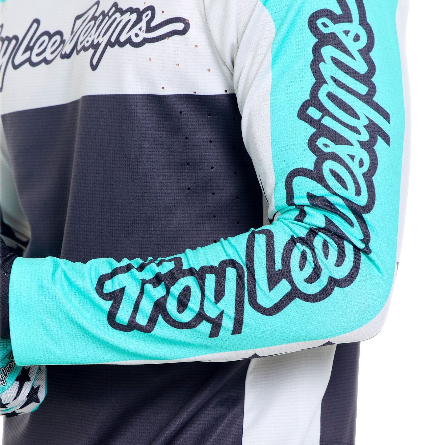 TROY LEE DESIGNS SPRINT PRO YO MOTO Trikot Langarm Schwarz/Blau