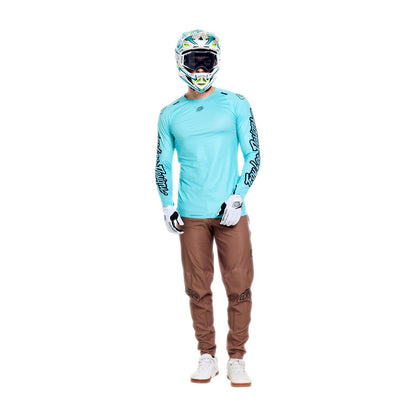 Trikot TROY LEE DESIGNS SPRINT ULTRA MONO Langarm Türkis