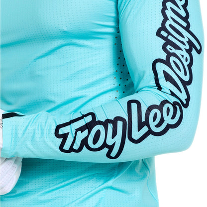 Trikot TROY LEE DESIGNS SPRINT ULTRA MONO Langarm Türkis