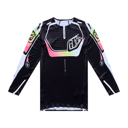 Trikot TROY LEE DESIGNS SPRINT ULTRA PROTON Lange Ärmel Schwarz