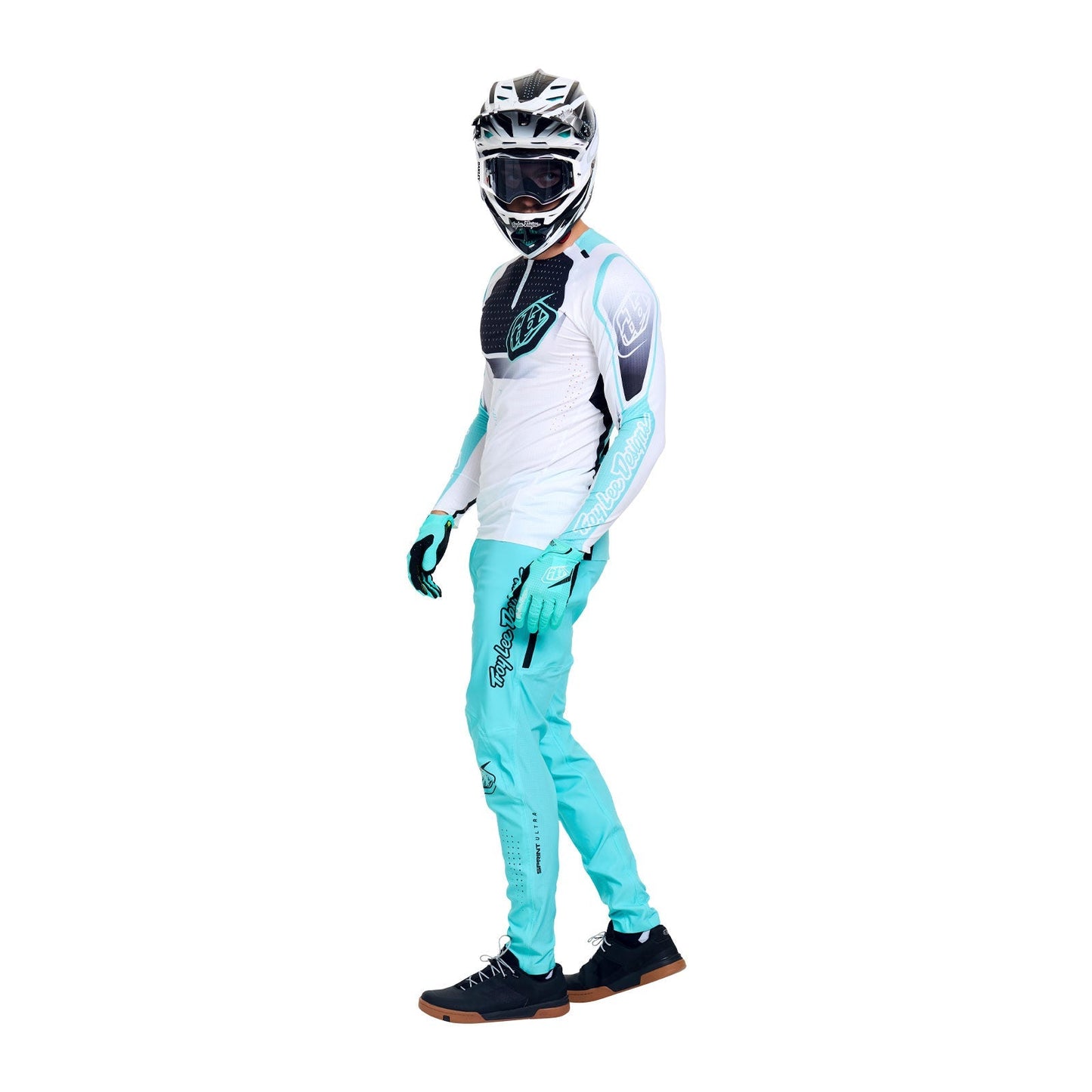TROY LEE DESIGNS SPRINT ULTRA PROTON Langarmtrikot Weiß/Blau