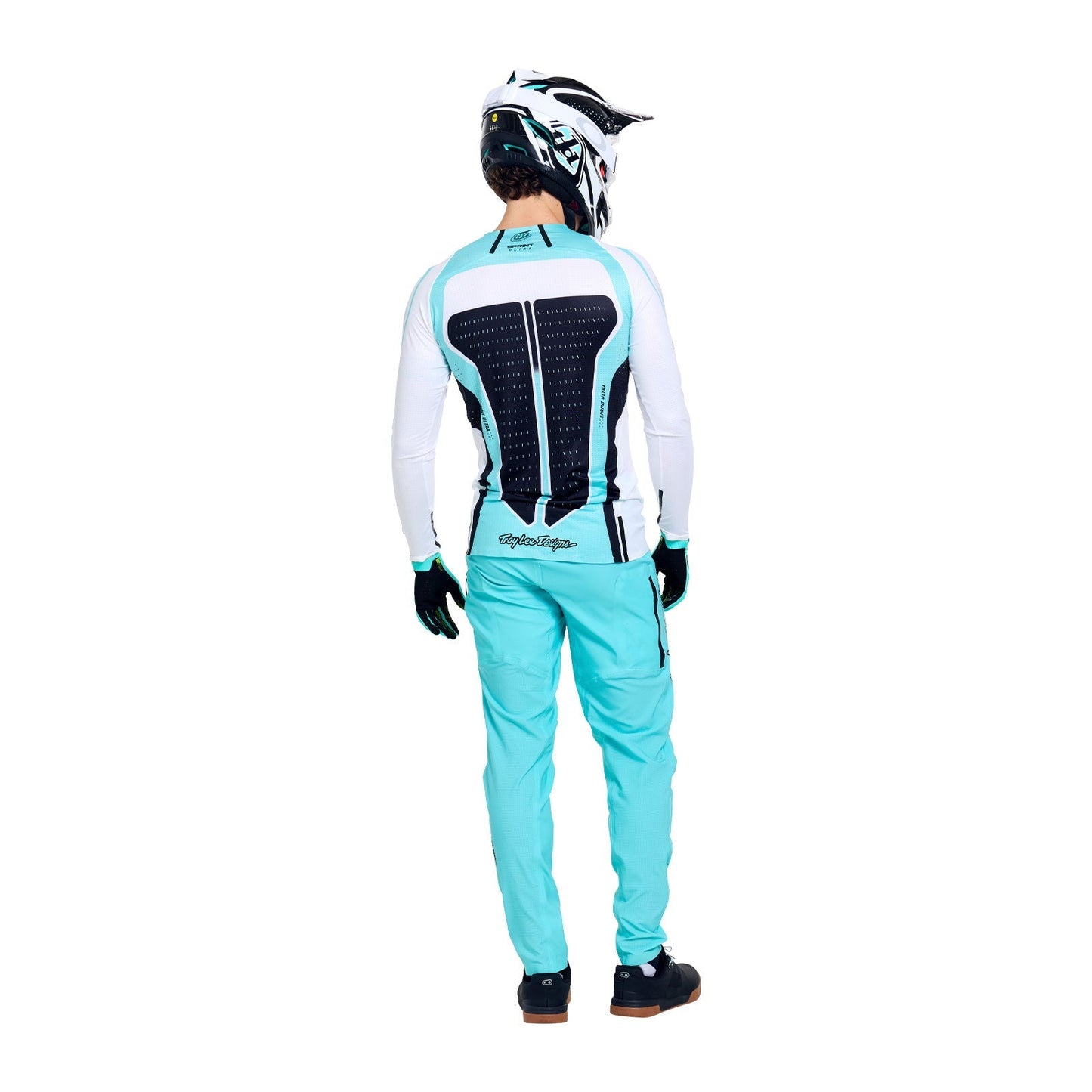 TROY LEE DESIGNS SPRINT ULTRA PROTON Langarmtrikot Weiß/Blau
