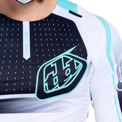 TROY LEE DESIGNS SPRINT ULTRA PROTON Langarmtrikot Weiß/Blau