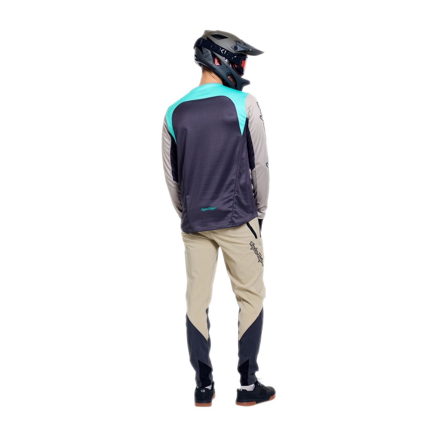 TROY LEE DESIGNS STAGE SIGNATURE Langarmtrikot Grau/Blau