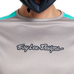 TROY LEE DESIGNS STAGE SIGNATURE Trikot Langarm Hellgrau