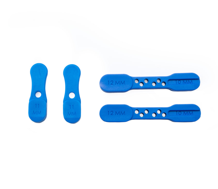 Park Tool BKD-1.2: Detail der Entlüftungsblöcke und Adapter