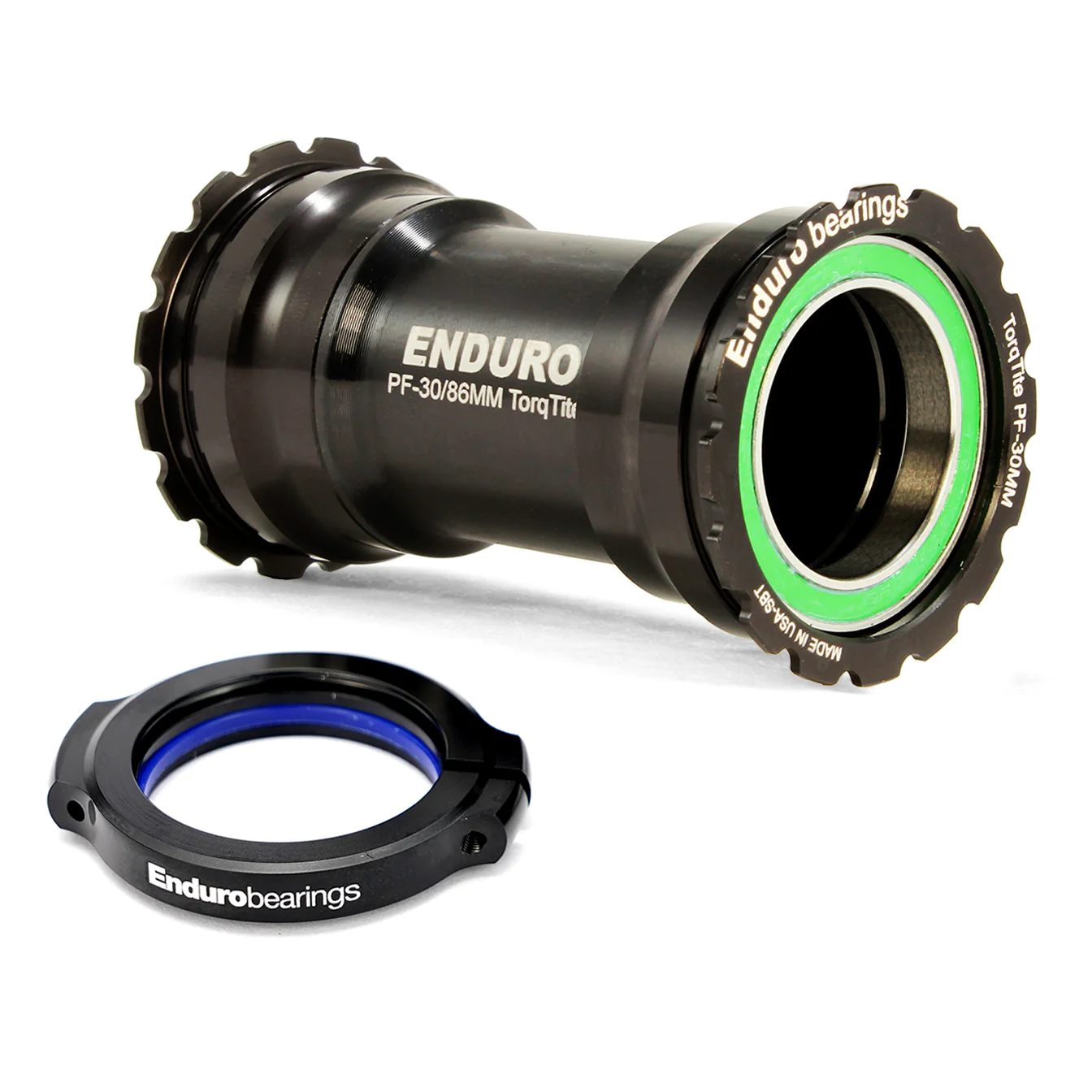 Innenlager ENDURO BEARINGS TorqTite BB386 Achse 30mm Inox Black