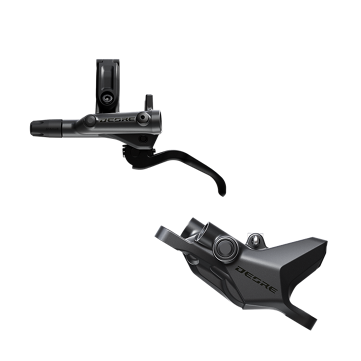 SHIMANO Deore M6200 Vorderradbremse mit 2 Kolben Kunstharzbeläge (Bremsleitung 1000 mm)