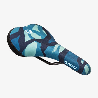 Sattel SDG BEL-AIR V3 TERRA FIRMA Lux Alloy Schienen Camo Blau