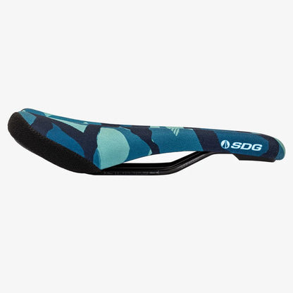 Sattel SDG BEL-AIR V3 TERRA FIRMA Lux Alloy Schienen Camo Blau