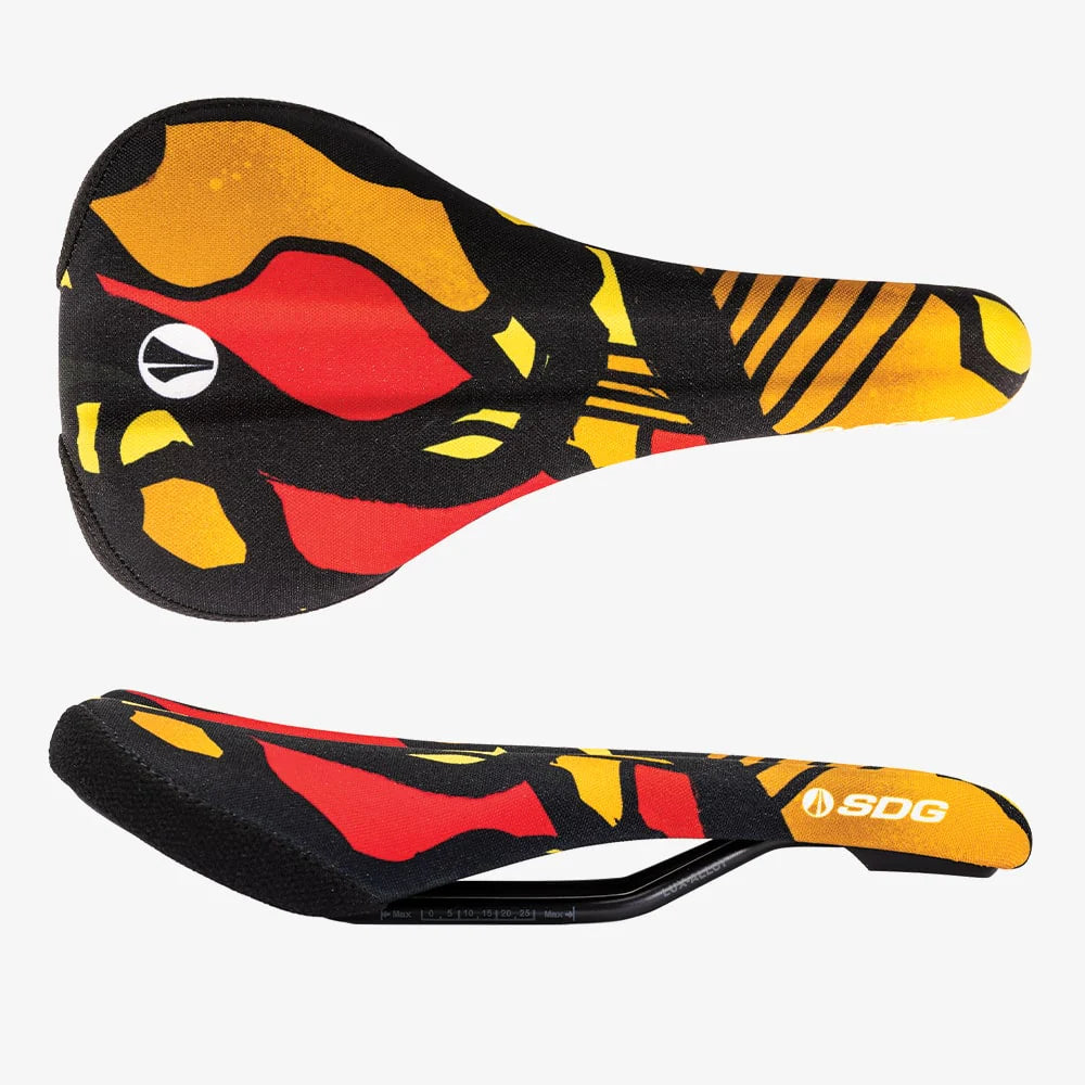 Selle SDG BEL-AIR V3 TERRA FIRMA Rails Lux Alloy Camo Orange