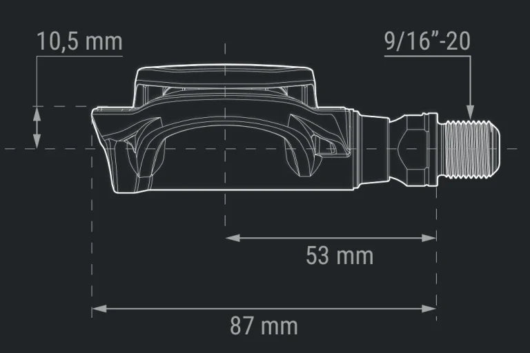 Pedal rechts Leistungsmesser FAVERO ASSIOMA PRO RL