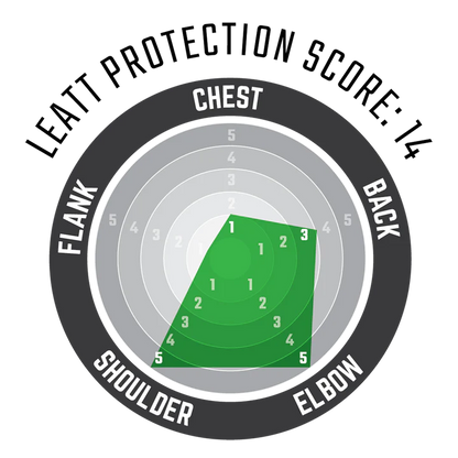 Schutzjacke LEATT REAFLEX STEALTH Schwarz