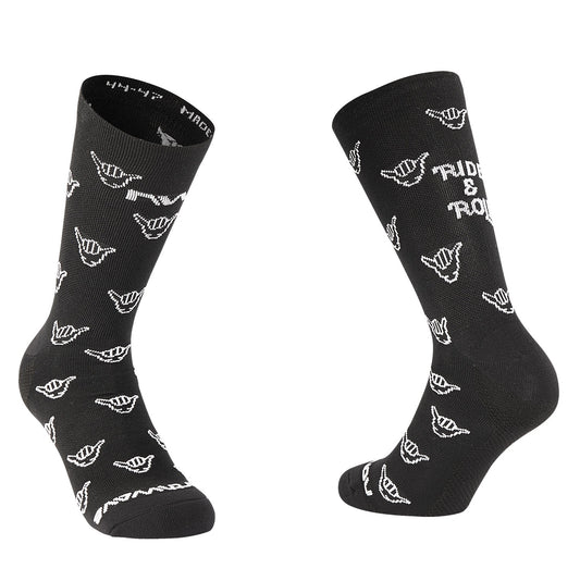 NORTHWAVE RIDE & ROLL PRIMALOFT Socken Schwarz