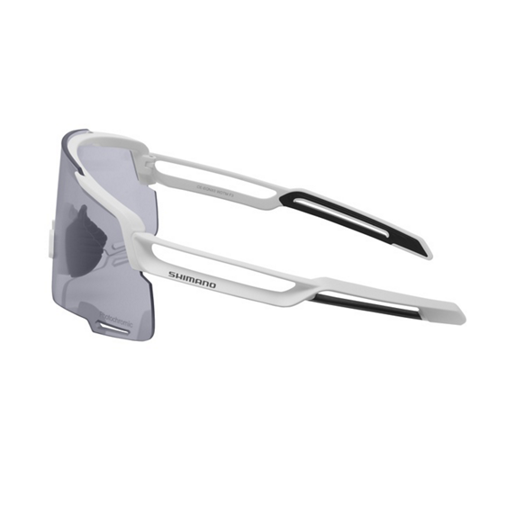 SHIMANO EQUINOX 4 CE-EQNX5 Brille Weiß Matt Photochromatisches Glas Grau