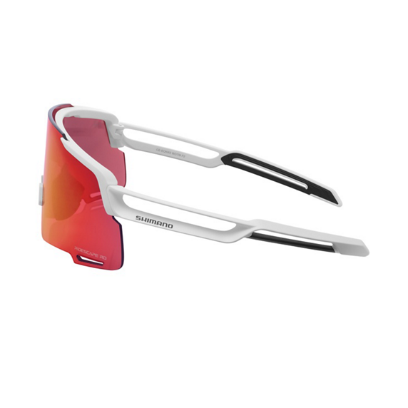 Brille SHIMANO EQUINOX 4 CE-EQNX5 Weiß Matt Glas Ridescape Road