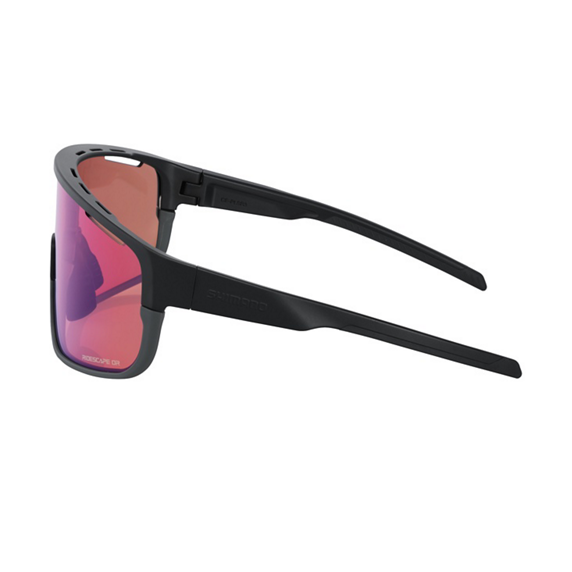Brille SHIMANO PULSAR 3 Schwarz Matt Glas Ridescape Off Road