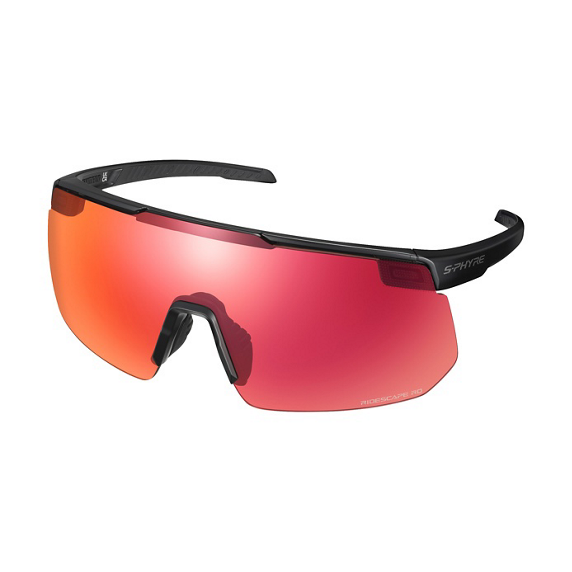 Brille SHIMANO S-PHYRE CE-SPHR2 Schwarz Matt Glas Ridescape Road