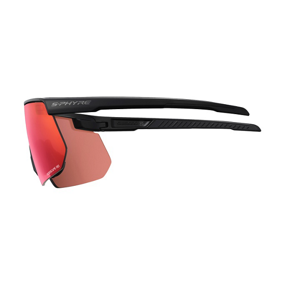 Brille SHIMANO S-PHYRE CE-SPHR2 Schwarz Matt Glas Ridescape Road